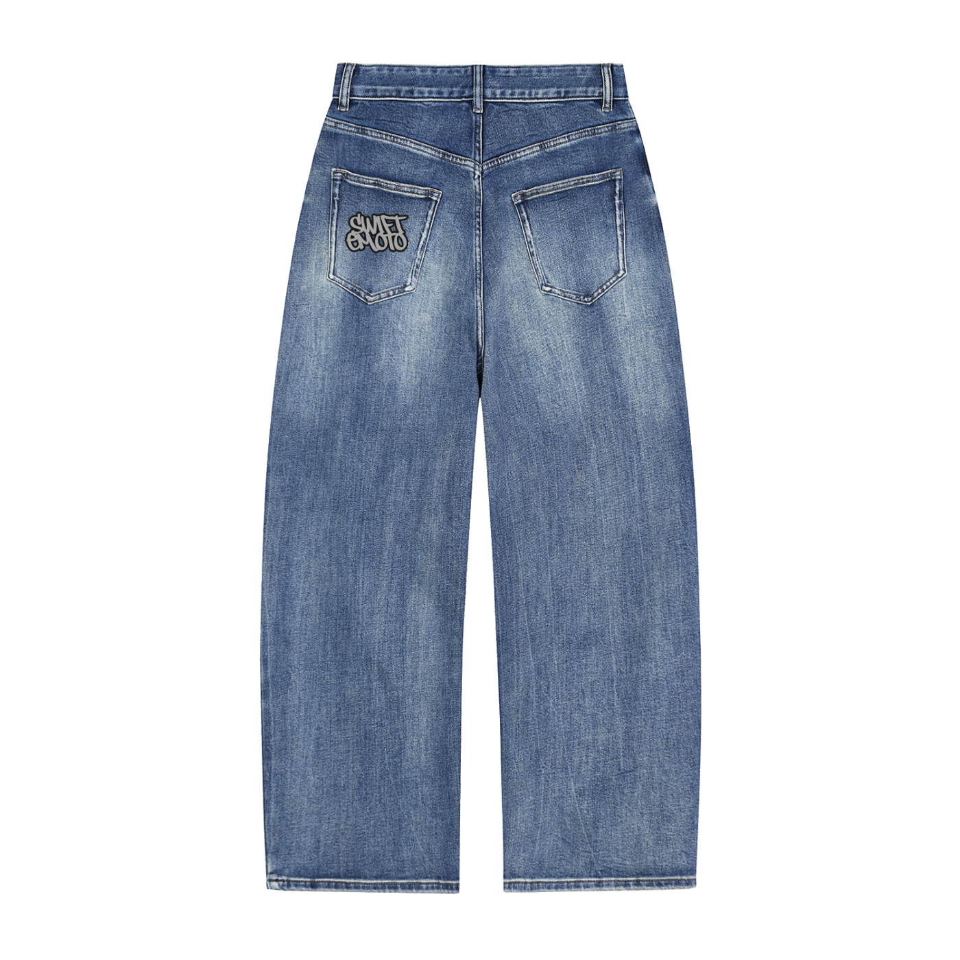 Swift Emoto Blue Sun Fade Jeans (BAGGY)