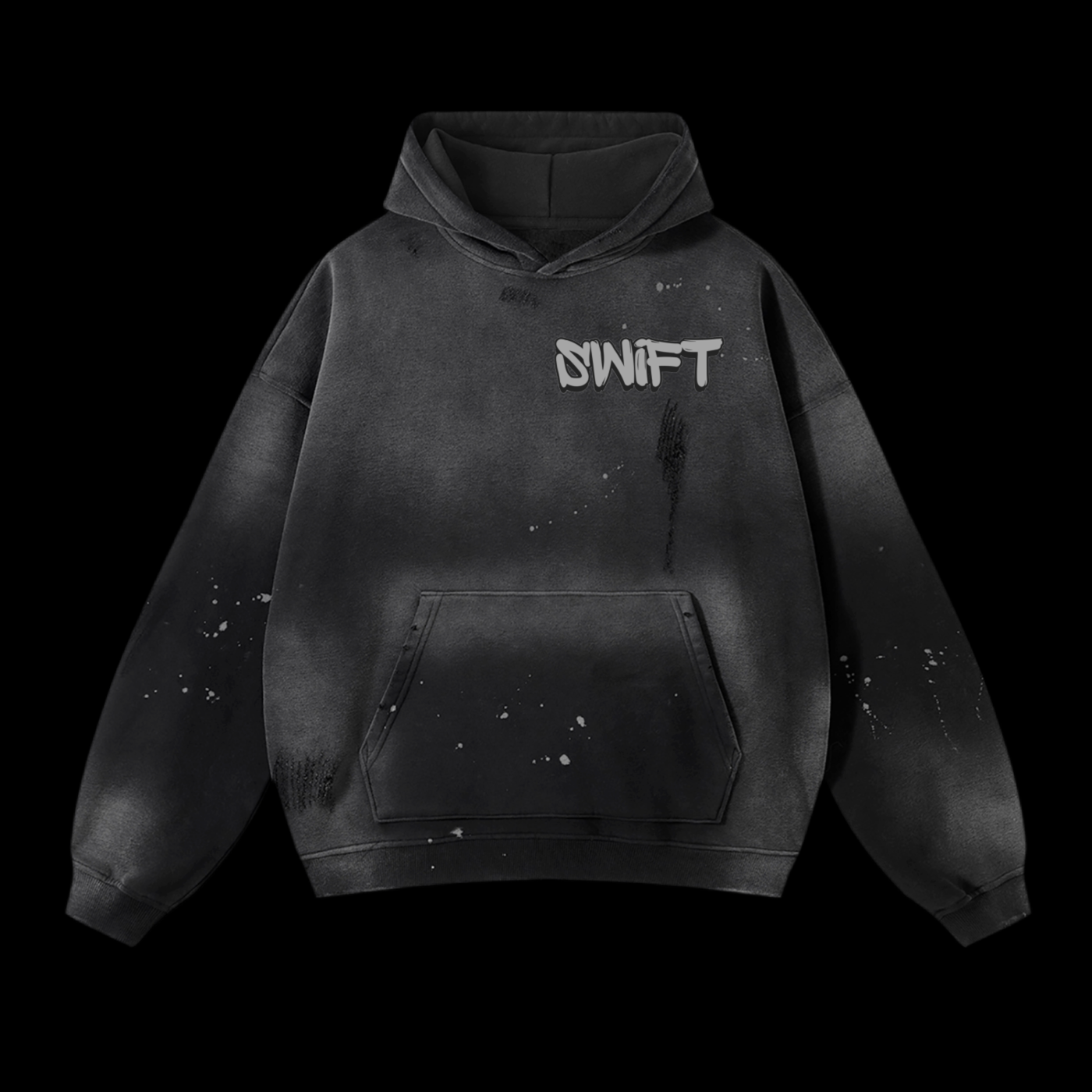 Vintage Washed Faded Hoodie