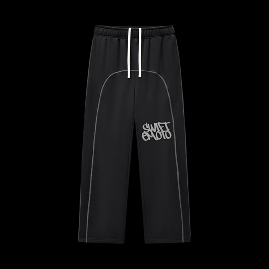 Contrast-Stitched Fleece Sweatpants