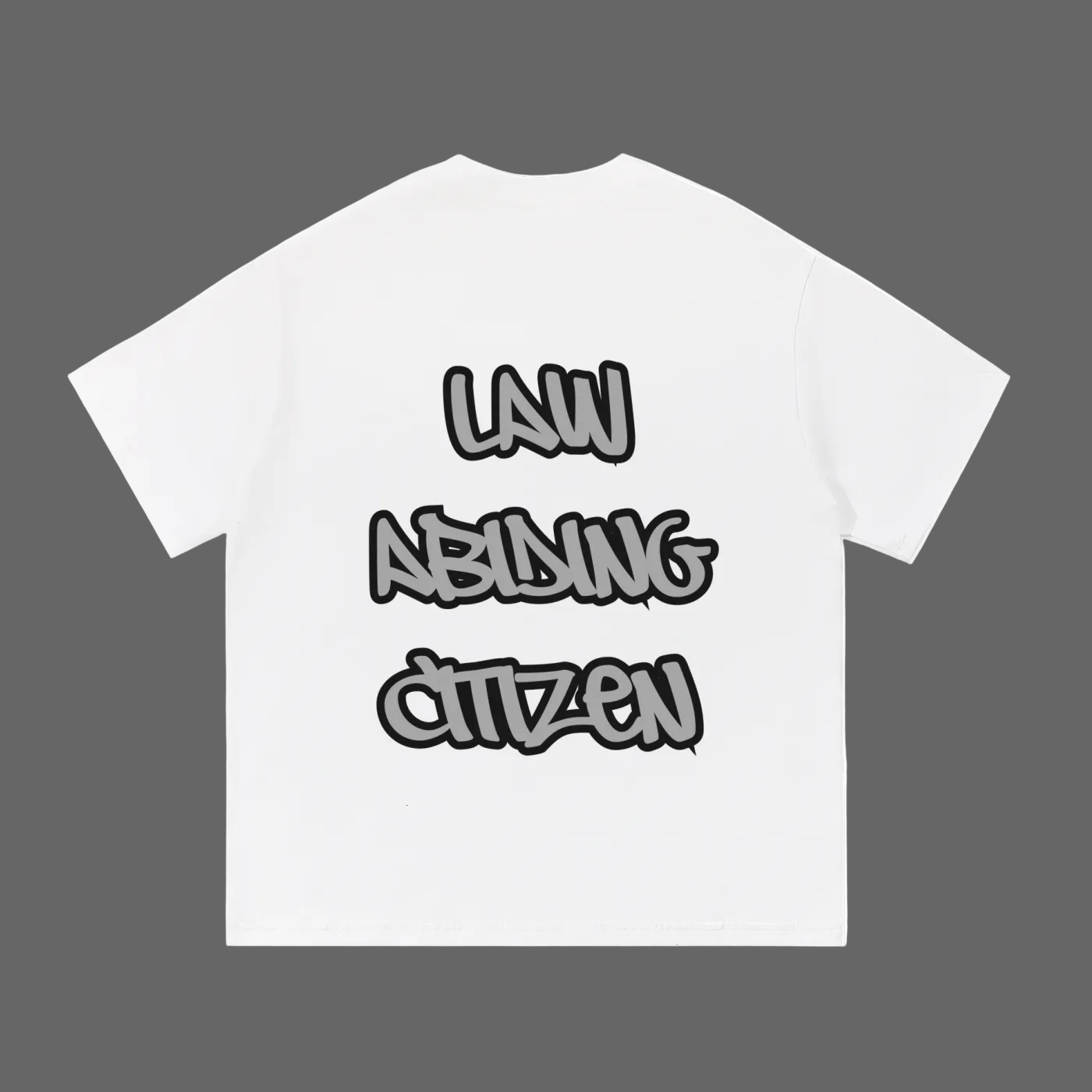 “LAW ABIDING CITIZEN” Swift Emoto Cotton T-Shirt
