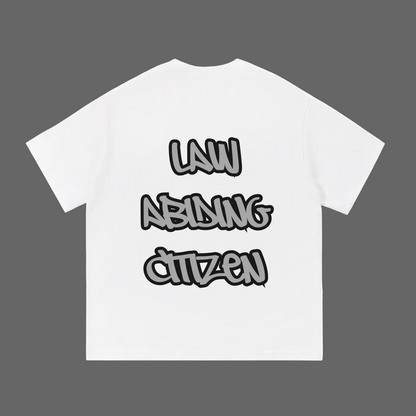 “LAW ABIDING CITIZEN” Swift Emoto Cotton T-Shirt