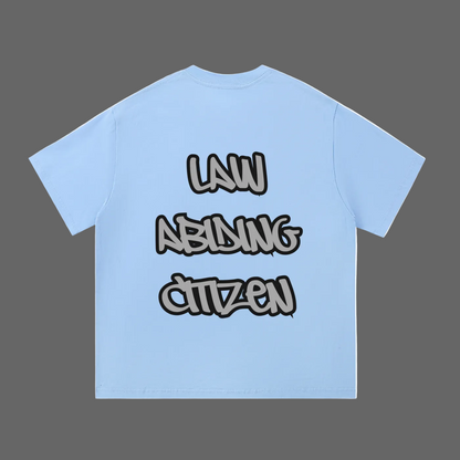 “LAW ABIDING CITIZEN” Swift Emoto Cotton T-Shirt